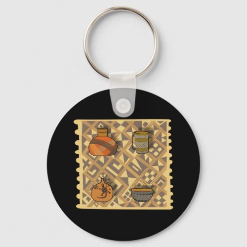 Tribal Style Africa Style Zulu blanket  Keychain