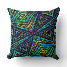 Tribal Style Colorful Geometric Pattern