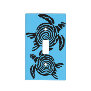 Tribal Style Turtle Thunder_Cove Light Switch Cover