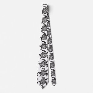Tribal Style Turtle Thunder_Cove Neck Tie