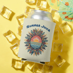 Tribal Summer Sun Can Cooler