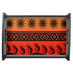 Tribal Sun Kokopelli Southwestern Serving Tray