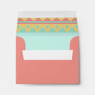 Tribal Sun Southwestern Wedding Thank You Envelope