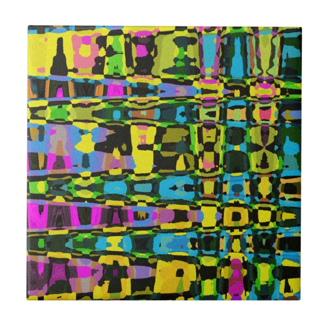 Tribal Tapestry Ceramic Tile (Front)