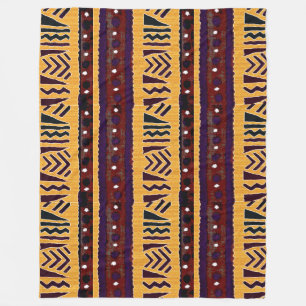  “Tribal Tapestry”:  Fleece Blanket