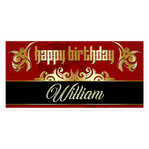 Tribal Tattoo Birthday Custom Banner Backdrop