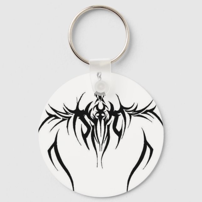 tribal tattoo effect keychain (Front)