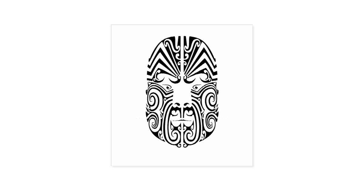 Tribal Tattoo Face Self-inking Stamp | Zazzle