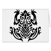 Tribal Tattoo Frog (Front Horizontal)