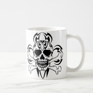 Tribal Tattoo Skull Coffee Mug