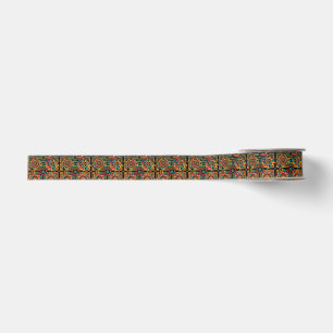 Tribal Teal "Aztec Dream" Ribbon Spool 2yd