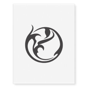 tribal temporary tattoo