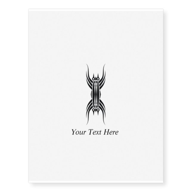 Tribal Temporary Tattoo (Front)