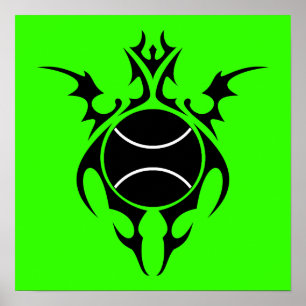 tribal tennis poster