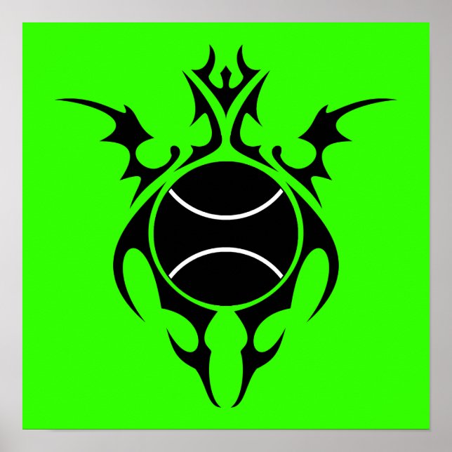 tribal tennis poster (Front)