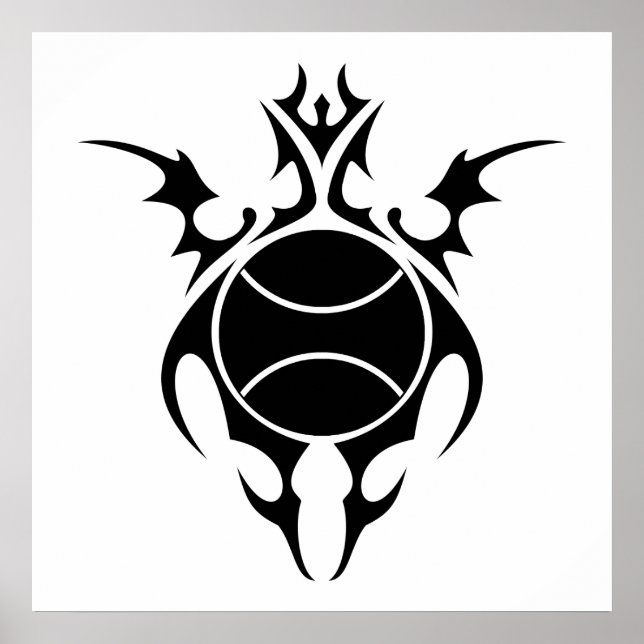 tribal tennis poster (Front)