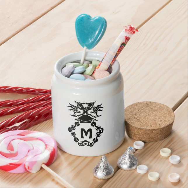 Tribal Texas Horned Lizard Toad Pride Candy Jar (In Situ)