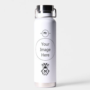 Tribal Texas Horned Lizard Toad Pride Water Bottle