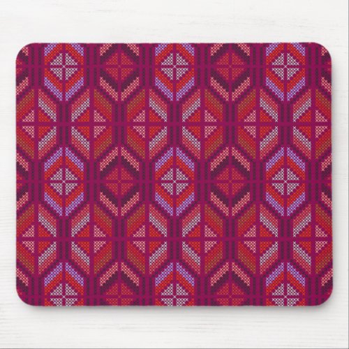 Tribal Textile African Motif Decorative Pattern Mouse Pad