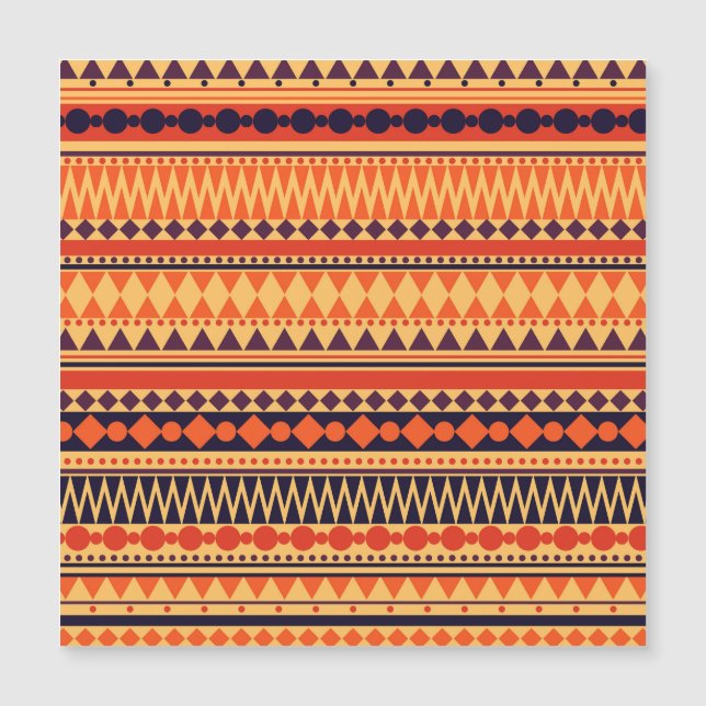 Tribal texture: vintage stripes pattern. (Front)