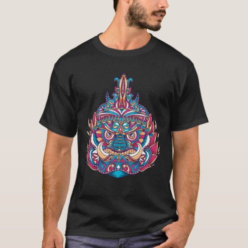 Tribal Thai Yaksha   T_Shirt