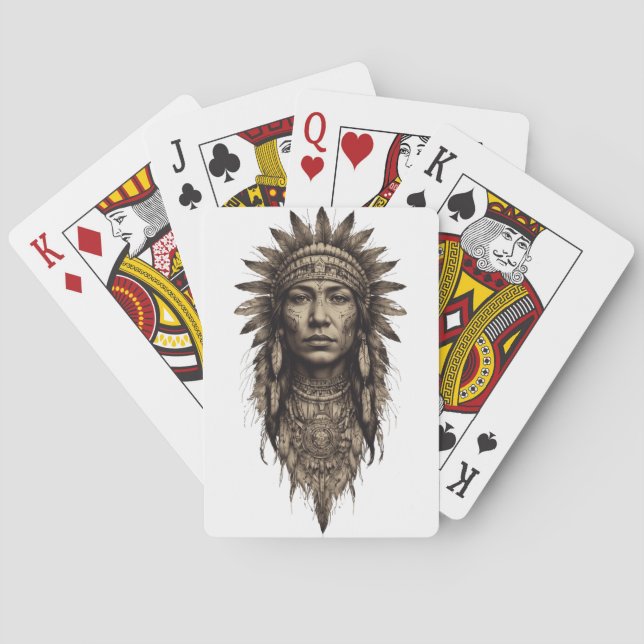 Tribal Threads Poker Cards (Back)