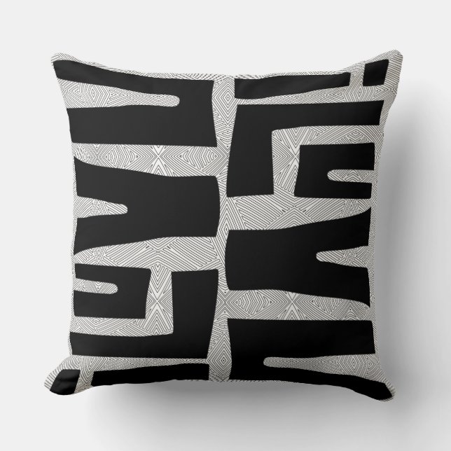 Tribal Throw Pillow (Front)