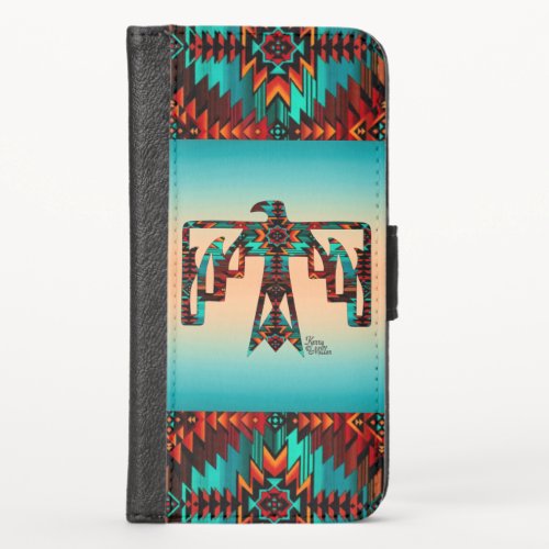 Tribal Thunderbird iPhone Wallet Case