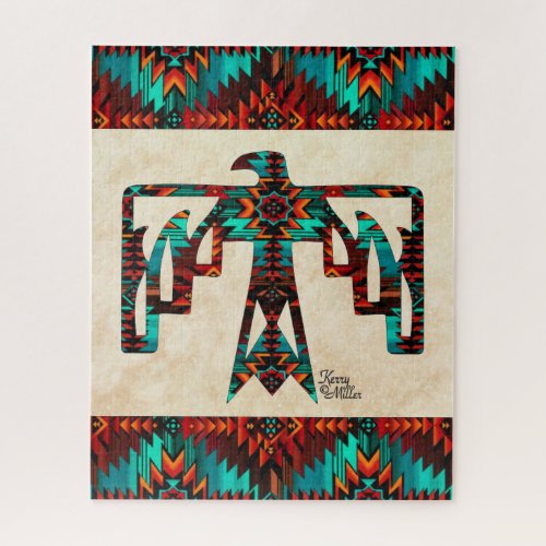 Tribal Thunderbird Jigsaw Puzzle