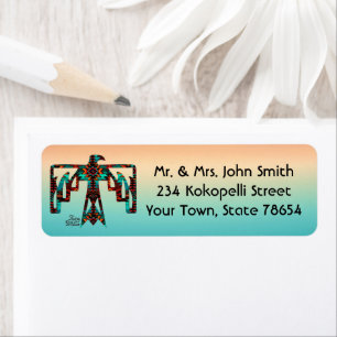 Tribal Thunderbird Label