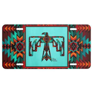 Tribal Thunderbird License Plate