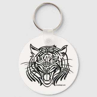 Tribal Tiger Keychain