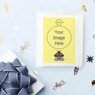 Tribal Tiger Moth Monogram Tea Bag Drink Mix