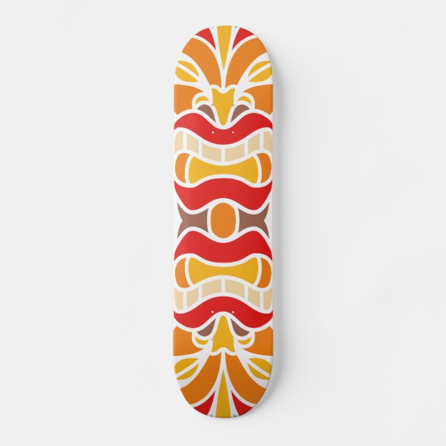 Tribal Tiki Skateboard (Front)