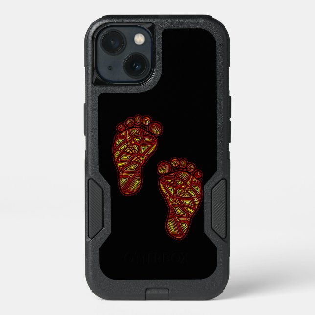 Tribal Toes iPhone Case (Back)