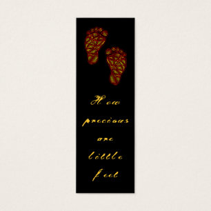 Tribal Toes Precious Feet Mini Bookmarks -
