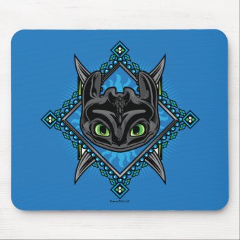 Tribal Toothless Emblem Mouse Pad by howtotrainyourdragon at Zazzle