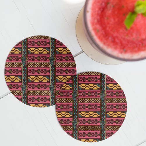Tribal Traditional Pattern Coaster Set