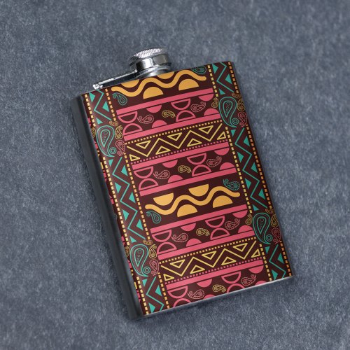 Tribal Traditional Pattern Flask