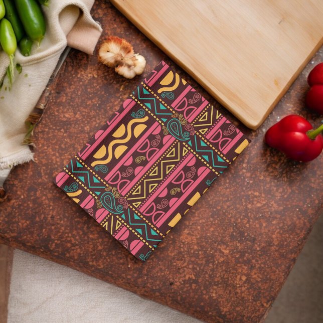 Tribal Traditional Pattern Kitchen Towel (Kitchen Towel)