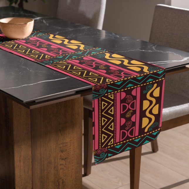 Tribal Traditional Pattern Short Table Runner (Table runner)