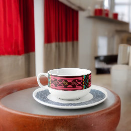 Tribal Traditional Pattern Soup Mug