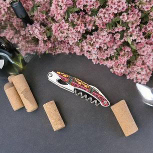 Tribal Traditional Pattern Waiter's Corkscrew