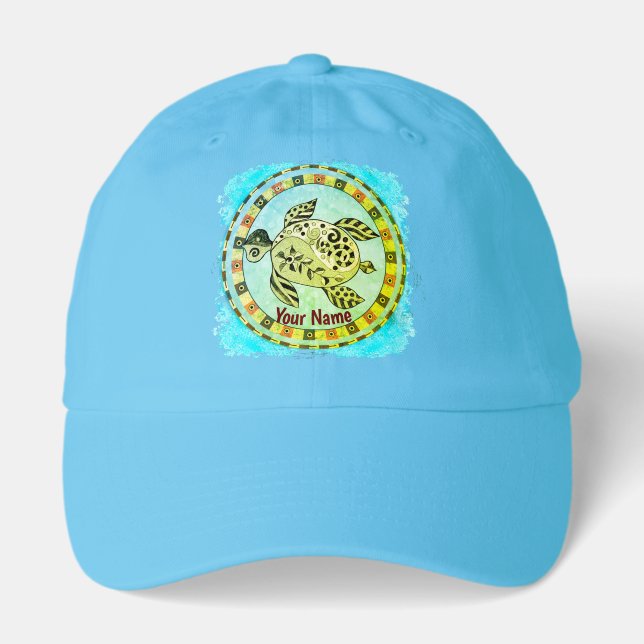 Tribal Turtle Hat (Front)