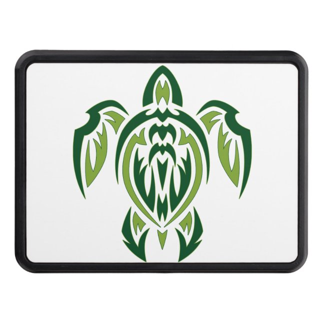 Tribal Turtle Hitch Cover (Front)