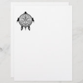 Tribal Turtle Shield Tattoo (Front/Back)