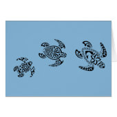 Tribal Turtle Trio Design (Front Horizontal)