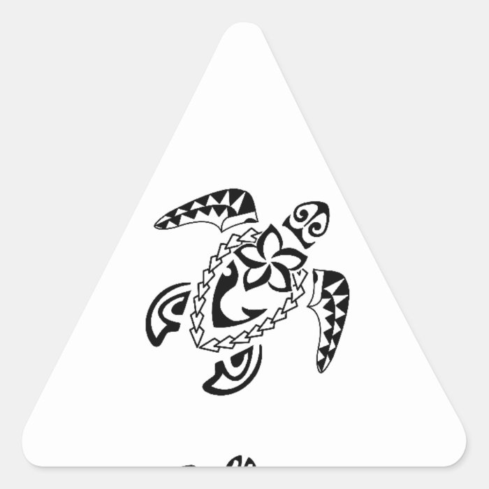 Tribal Turtle Trio Design Stickers