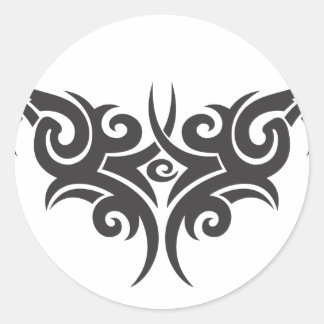 tribal-vector-clipart-5 classic round sticker