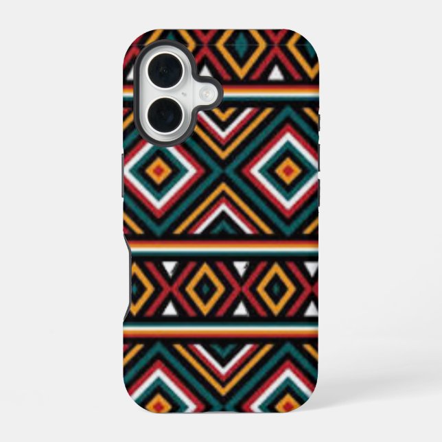 Tribal Vibes – Bold Geometric Energy iPhone Case (Back)